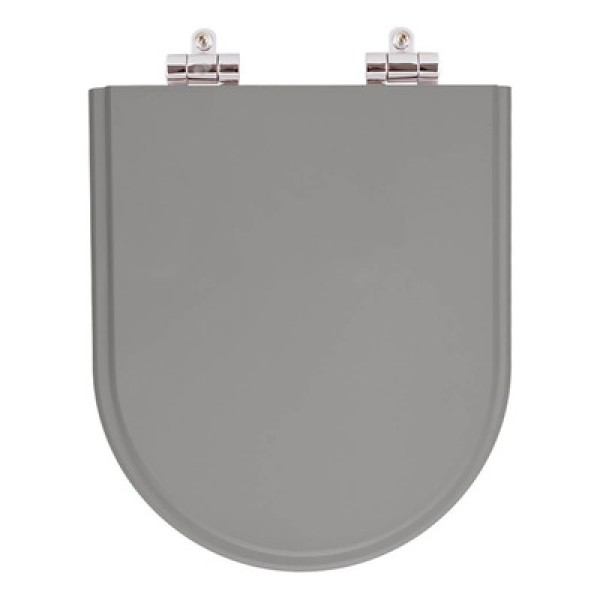 Encontraproduto.com.br - Assento Sanitario Soft Close Carrara Cinza Vip Vaso Deca