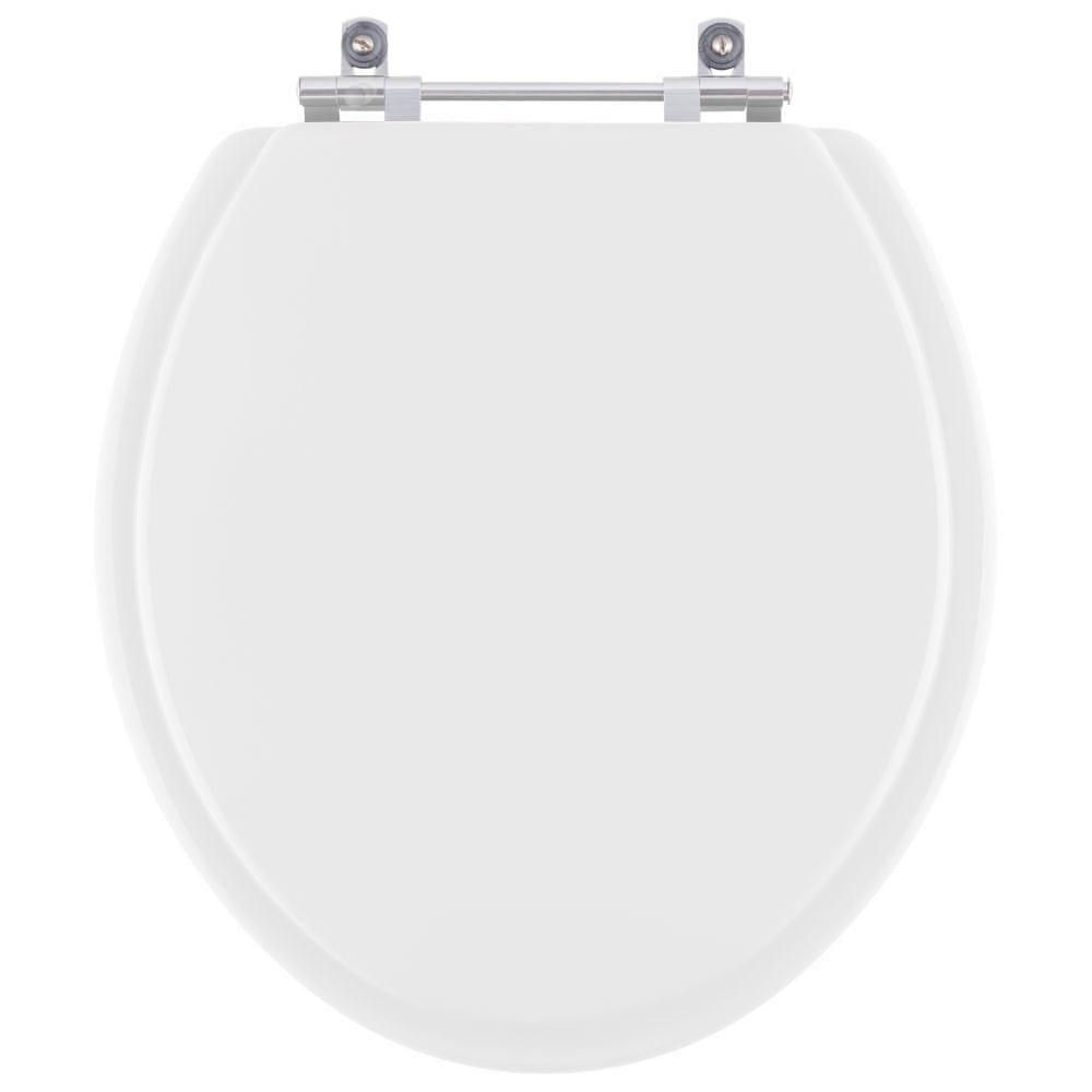 Tampa De Vaso Sanitário Poliéster Zoom Branco Para Bacia