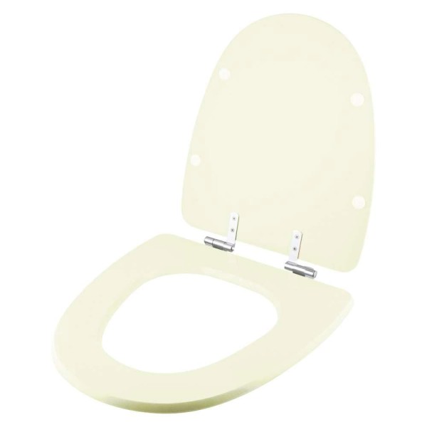 Encontraproduto.com.br - Tampa de Vaso Sanitário com Amortecedor Up Pergamon (Bege Claro) para bacia Celite