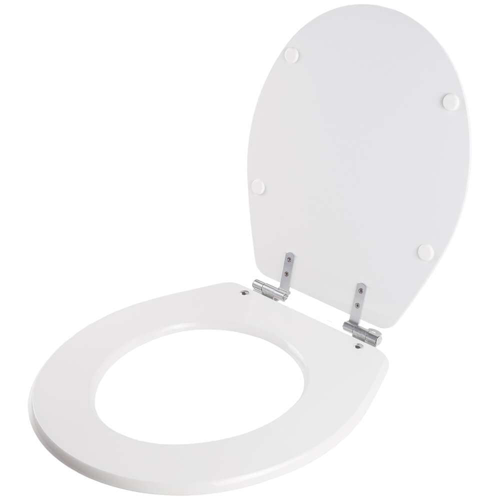 Encontraproduto.com.br - Assento Sanitário Fechamento Lento Zoom Branco para vaso Logasa