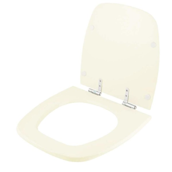 Encontraproduto.com.br - Tampa de Vaso Sanitário com Amortecedor Versato Pergamon (Bege Claro) para bacia Celite