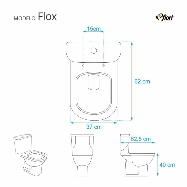 Encontraproduto.com.br - Assento Sanitario Almofadado Flox Marfim (Bege) para Vaso Fiori