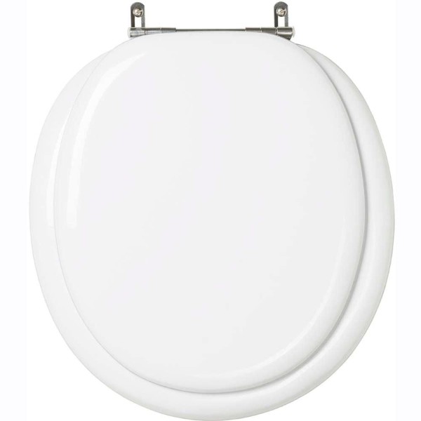 Encontraproduto.com.br - Assento Sanitario Almofadado Buzios Branco Para Vaso Hervy