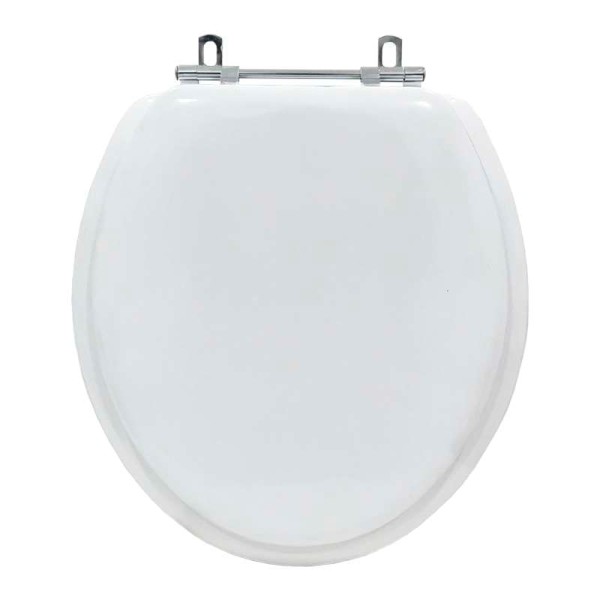 Encontraproduto.com.br - Assento Sanitario Almofadado Twister Branco Para Vaso Hervy