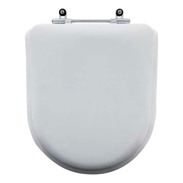 Encontraproduto.com.br - Assento Sanitario Almofadado San Remo Branco Para Vaso Hervy