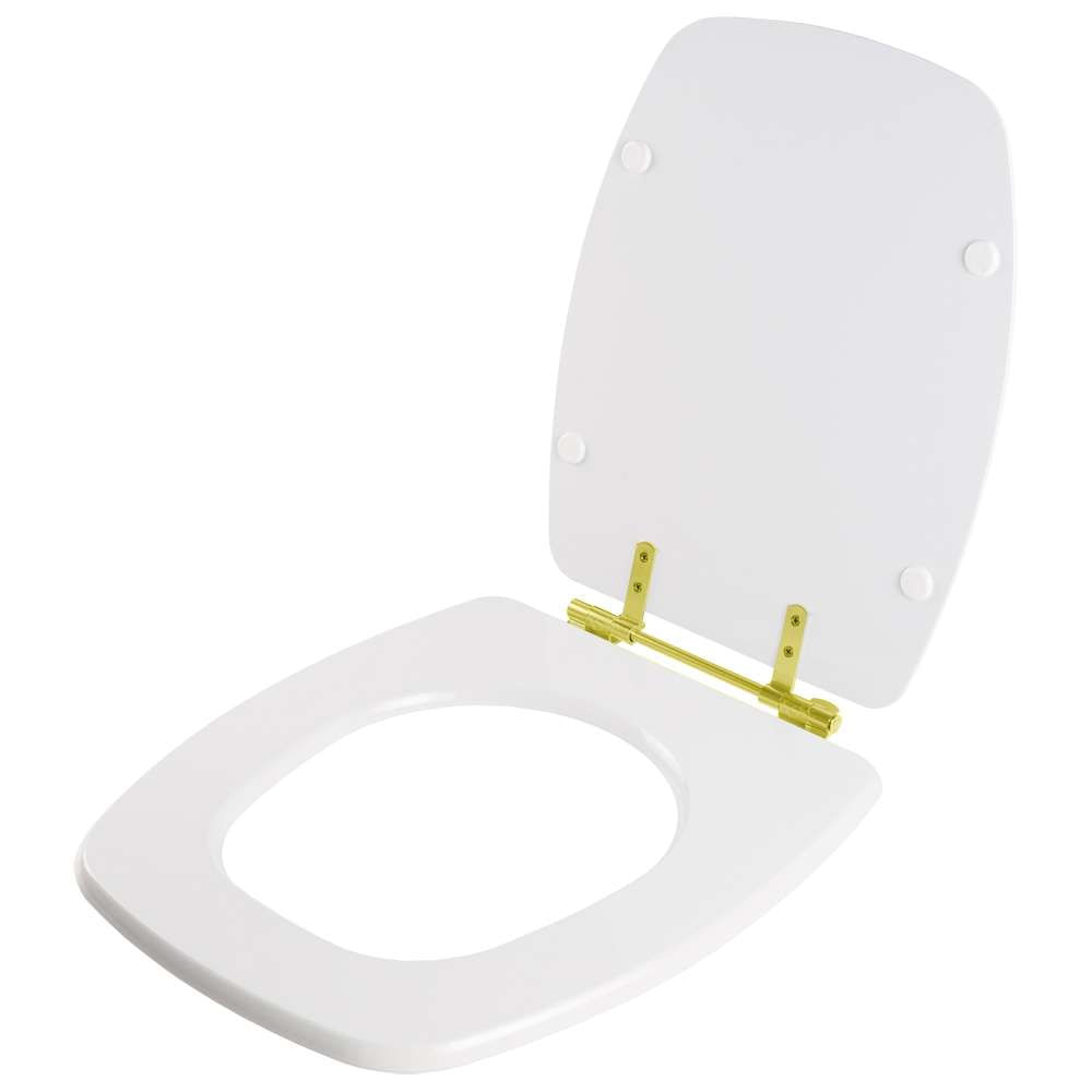 Encontraproduto.com.br - Tampa De Vaso Poliester Laguna Branco Para Bacia Hervy