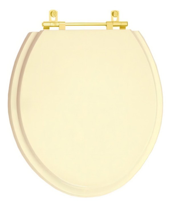 Encontraproduto.com.br - Tampa De Vaso Poliester Diamantina Areia Para Bacia Icasa
