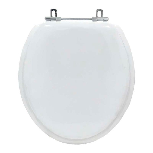Encontraproduto.com.br - Assento Sanitário Almofadado Gardenia Branco para vaso Mari