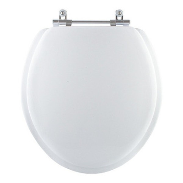 Encontraproduto.com.br - Assento Sanitário Almofadado Gardenia Branco para vaso Mari