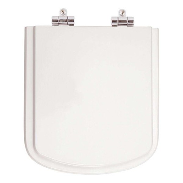 Encontraproduto.com.br - Assento Sanitário Com Amortecedor Hall Branco P/ Louça Roca