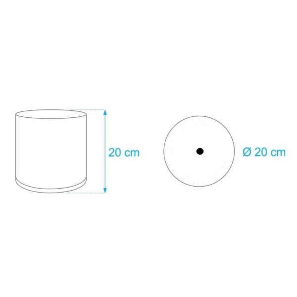 Encontraproduto.com.br - Lixeira para Banheiro Branca 6,2l  (20cm x 20xm)