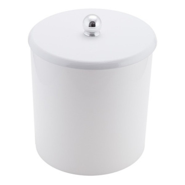 Encontraproduto.com.br - Lixeira para Banheiro Branca 6,2l  (20cm x 20xm)