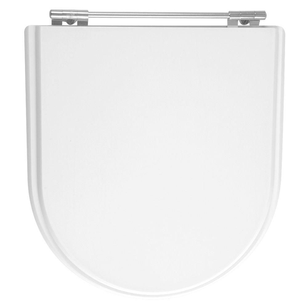 Encontraproduto.com.br - Assento Sanitário Poliéster Calypso Plus Branco Incepa