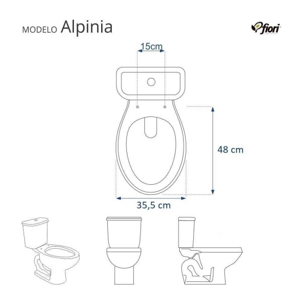 Encontraproduto.com.br - Assento Sanitario Alpinia Preto Para Bacia Fiori 6lpf