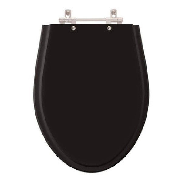 Encontraproduto.com.br - Assento Sanitario Alpinia Preto Para Bacia Fiori 6lpf