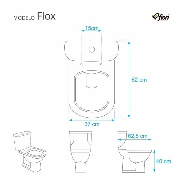 Encontraproduto.com.br - Assento Sanitário Flox Preto para vaso Fiori