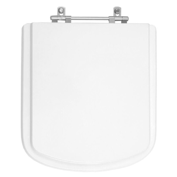 Assento Sanitário Poliéster Lirio Branco Fiori