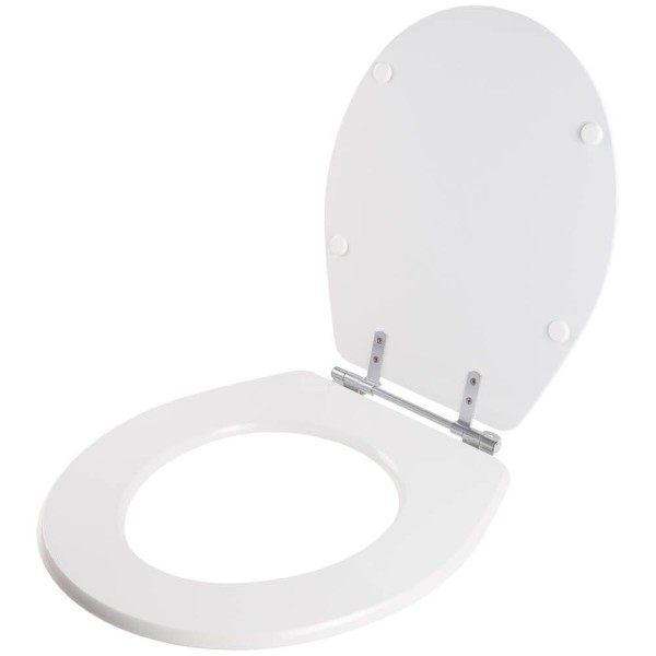 Encontraproduto.com.br - Assento Sanitário Poliéster Ravena Branco para vaso Deca P90