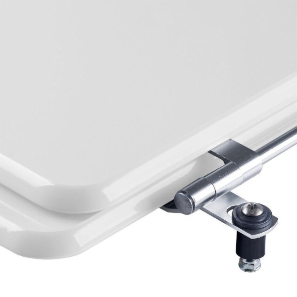 Encontraproduto.com.br - Tampa de Vaso Poliéster Smart Branco para Bacia Celite