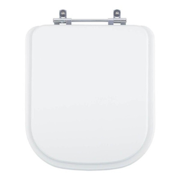 Encontraproduto.com.br - Assento Sanitário Poliéster Unic Branco para vaso Deca P45