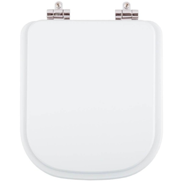 Encontraproduto.com.br - Assento Sanitario Poliester Com Amortecedor Dama-n Branco para Vaso Roca