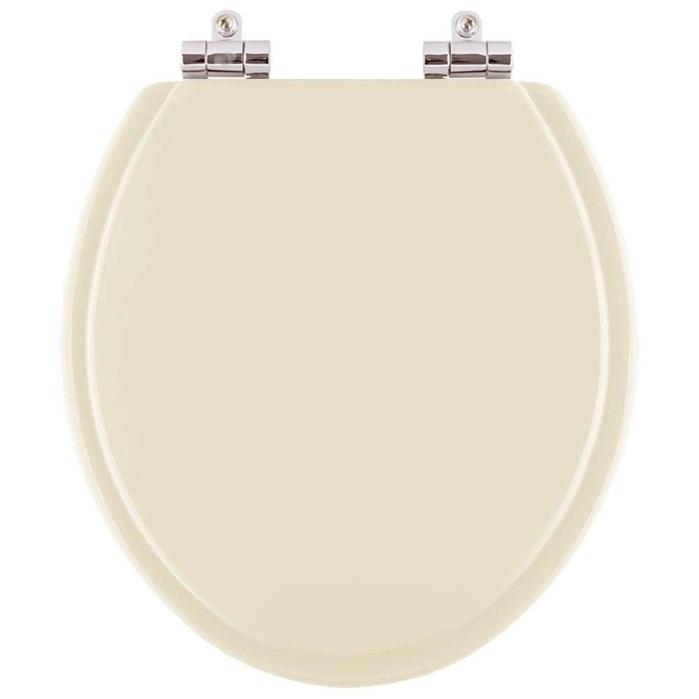 Encontraproduto.com.br - Assento Sanitario Poliester com Amortecedor Parati Bege Areia para Vaso Logasa