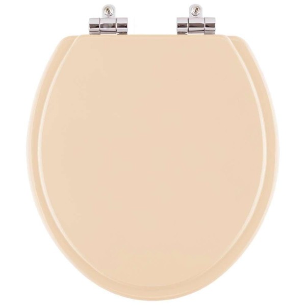 Encontraproduto.com.br - Assento Sanitario Com Amortecedor Convencional Oval Salmao Para Vaso Icasa