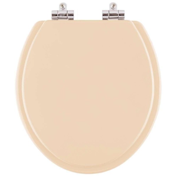 Encontraproduto.com.br - Assento Sanitario Com Amortecedor Convencional Oval Salmao Para Vaso Icasa