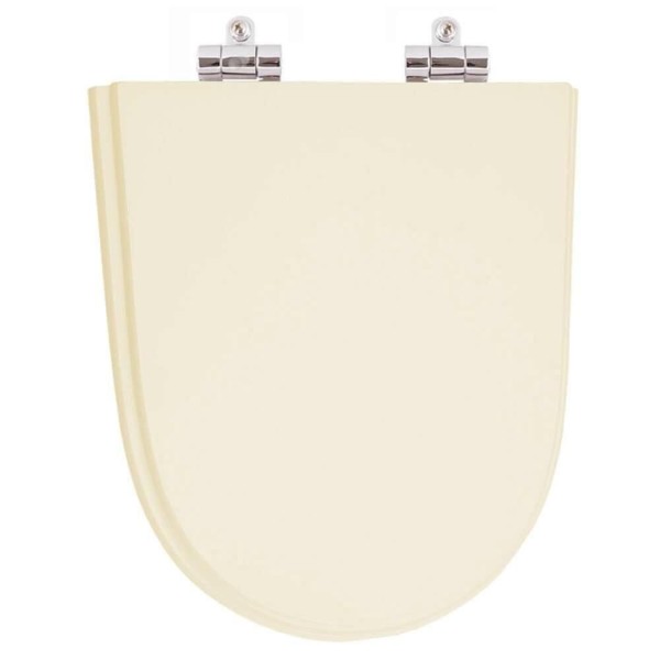 Encontraproduto.com.br - Assento Sanitario com Amortecedor Century Creme para Vaso Deca