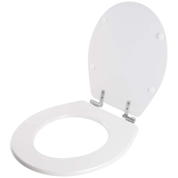 Assento Sanitario Poliester Com Amortecedor Studio Branco Para Vaso Deca