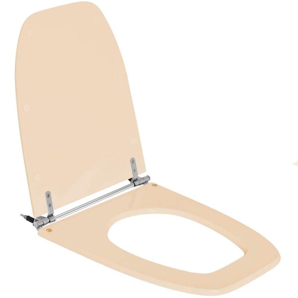 Encontraproduto.com.br - Assento Sanitário Scala Visone (Salmão) para vaso Ideal Standard
