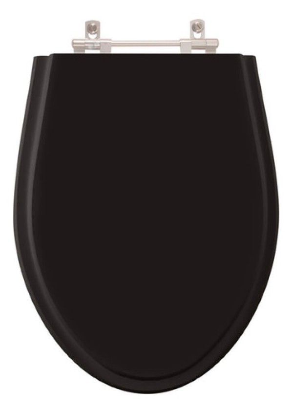 Encontraproduto.com.br - Assento Sanitário Absolute Preto para Vaso Ideal Standard Pontto Lavabo