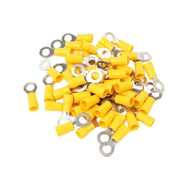 Encontraproduto.com.br - Terminal Anel 4,3mm 10 Peças Amarelo A Santos