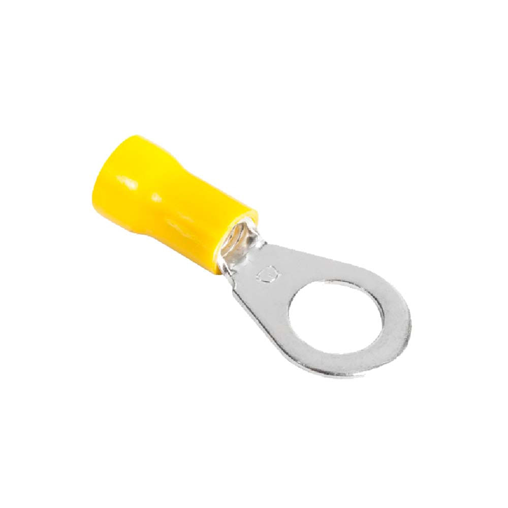 Terminal Anel isolado 48A 5,3mm para fio de 4 a 6mm com 20 unidades amarelo A.Santos