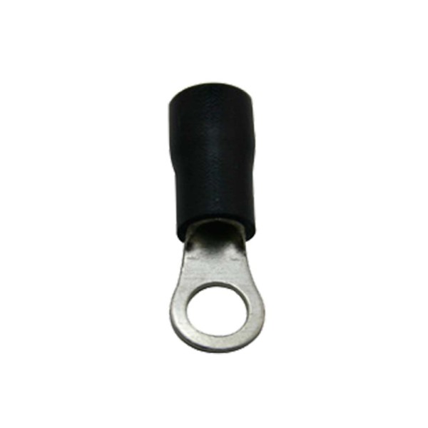 Encontraproduto.com.br - Terminal Anel isolado 37A 5,3mm para fio de 2,5 a 4mm com 20 unidades preto A.Santos