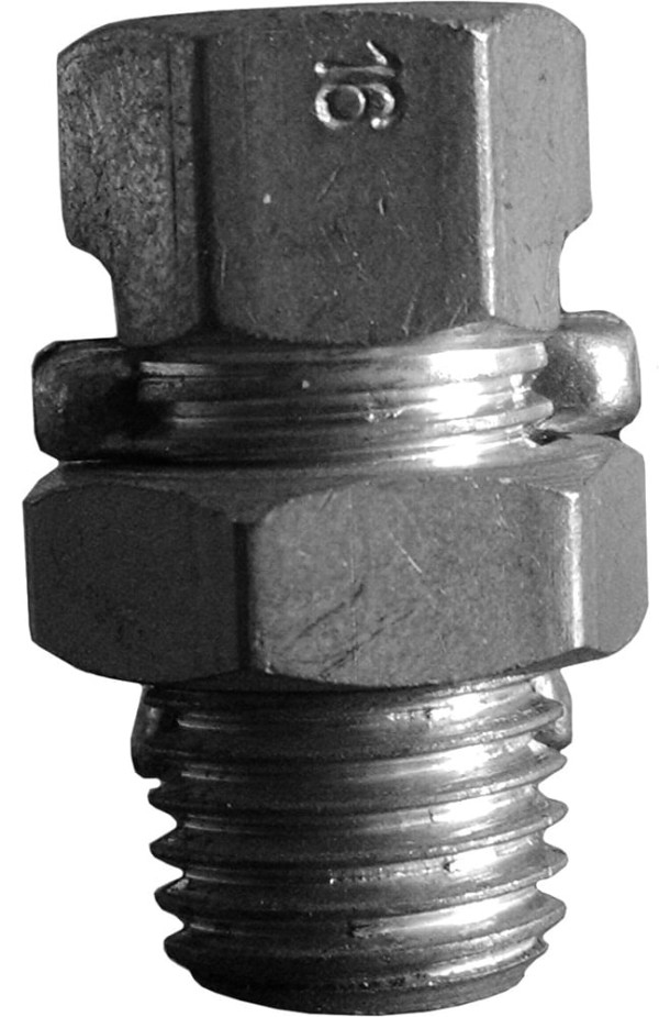Conector Parafuso Alta Condutibilidade Para Fios 10mm² Aplicação em Redes Elétricas Aço Asantos