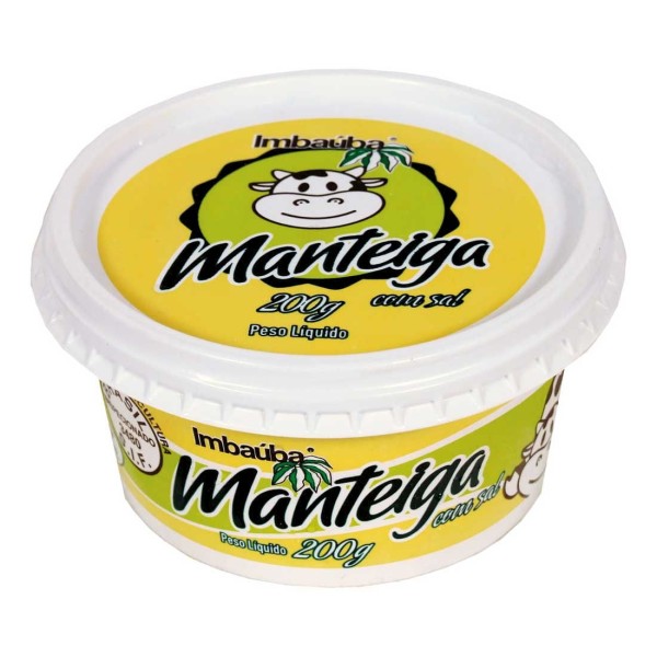 Encontraproduto.com.br - Manteiga Imbaúba Com sal Pote com 200g