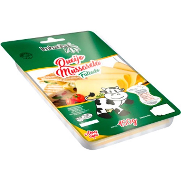 Encontraproduto.com.br - Queijo Mussarela Imbaúba Fatiado Pacote com 150g