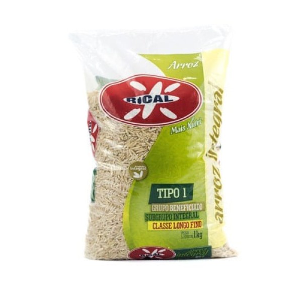 Encontraproduto.com.br - Arroz Rical Integral - Tipo 1 Pacote com 1kg