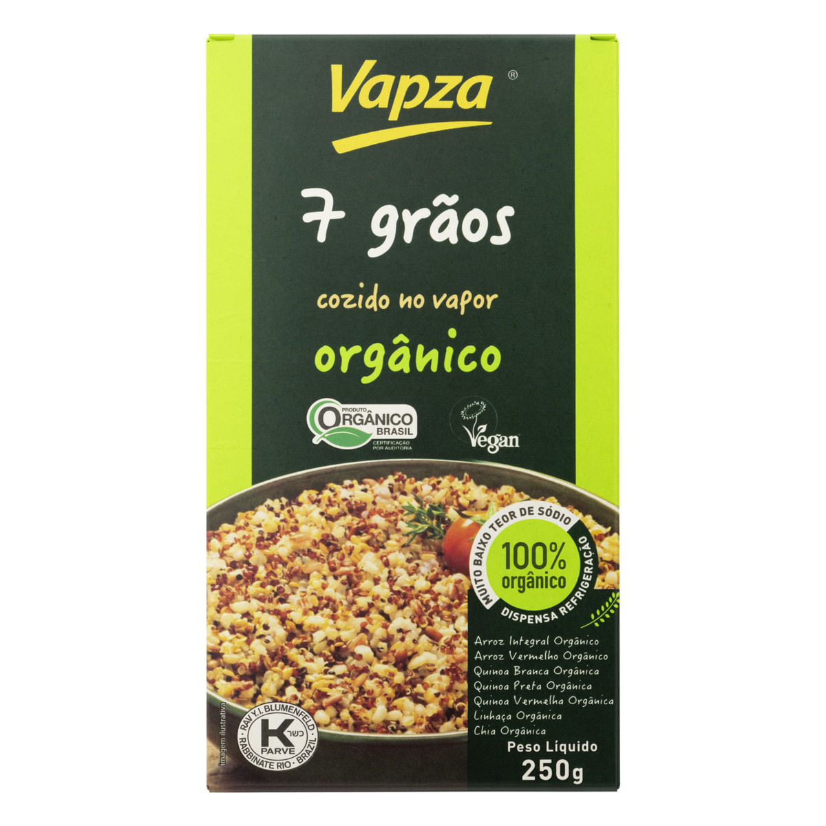 Encontraproduto.com.br - Mix Graos Organicos Vapza 250 G