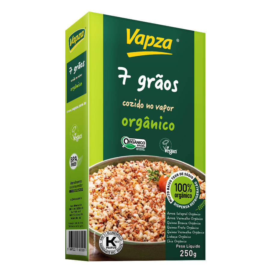 Encontraproduto.com.br - Mix Graos Organicos Vapza 250 G
