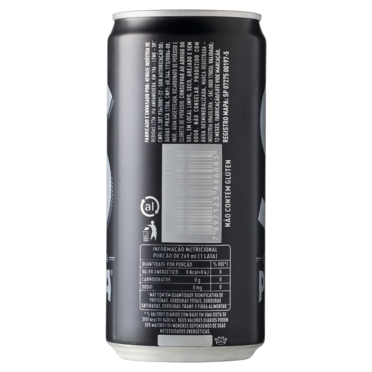 Refrigerante Soda Prata Lata 269ml