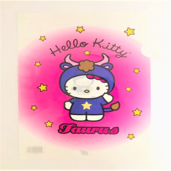 Encontraproduto.com.br - YES Pasta Hello Kitty L A4 Signos Touro