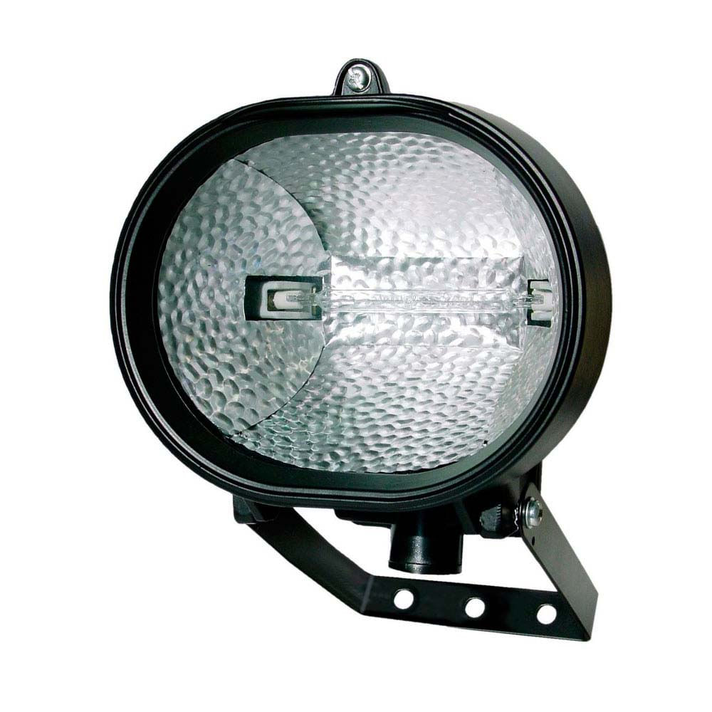 Refletor oval para lâmpada halógena 150W DNI 6014 preto Key West