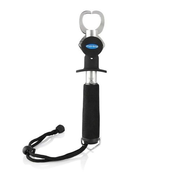 Encontraproduto.com.br - Alicate Pega Peixe Contencao Aço Inox Com Balança 15kg E Trena