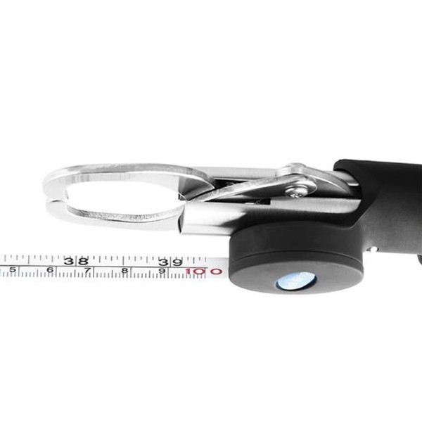 Encontraproduto.com.br - Alicate Pega Peixe Contencao Aço Inox Com Balança 15kg E Trena