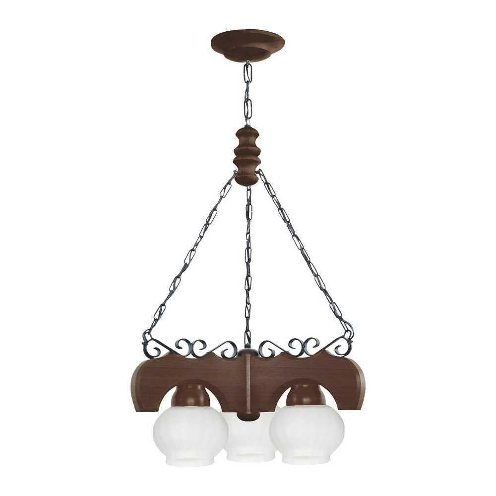 Lustre Canga Envelhecido 3 Lâmpadas 403E