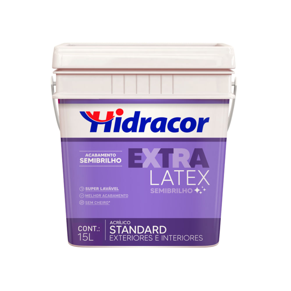 Tinta Extralatex Semibrilho Verde Limão 15L Hidracor