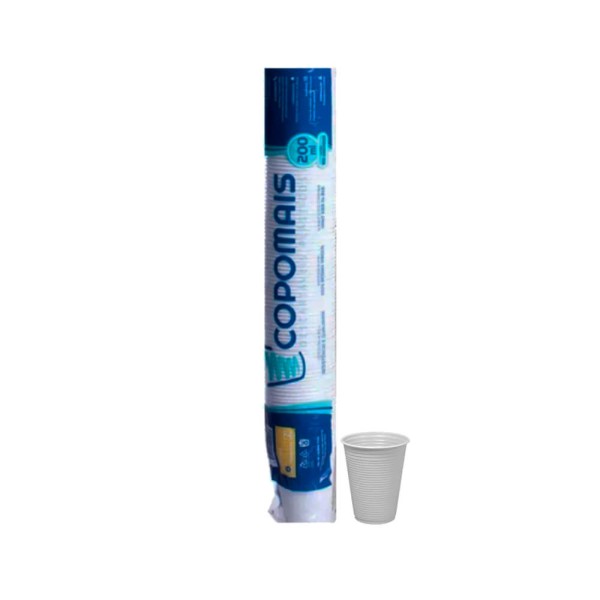 Encontraproduto.com.br - Copo Descartavel Copomais 200Ml Branco C/100