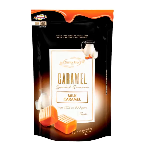 Bala Caramelo Santa Rita Milk Caramel 200g